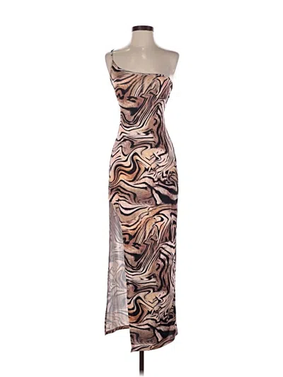 Pre-owned Shein Cocktail Dress In Tan