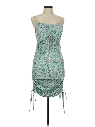 Pre-owned Shein Cocktail Dress In Teal