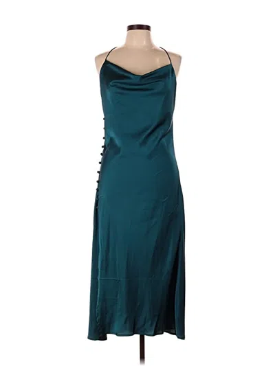Pre-owned Shein Cocktail Dress In Teal