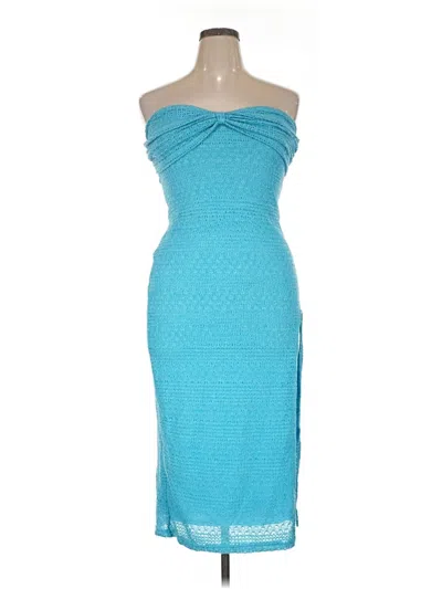 Pre-owned Shein Cocktail Dress In Teal