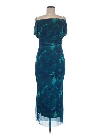 Pre-owned Shein Cocktail Dress In Teal