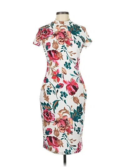 Pre-owned Shein Cocktail Dress In White