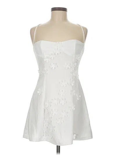 Pre-owned Shein Cocktail Dress In White