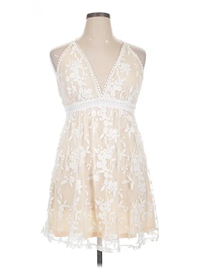 Pre-owned Shein Cocktail Dress In White