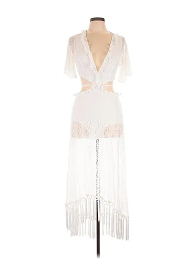 Pre-owned Shein Cocktail Dress In White