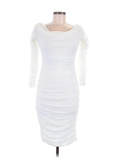 Shein Cocktail Dress In White