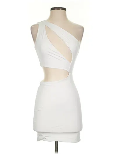 Pre-owned Shein Cocktail Dress In White
