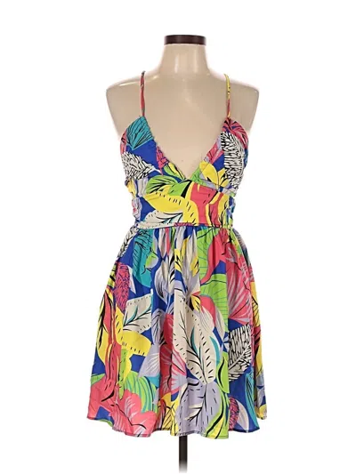 Pre-owned Shein Cocktail Dress In Yellow