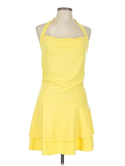 Pre-owned Shein Cocktail Dress In Yellow