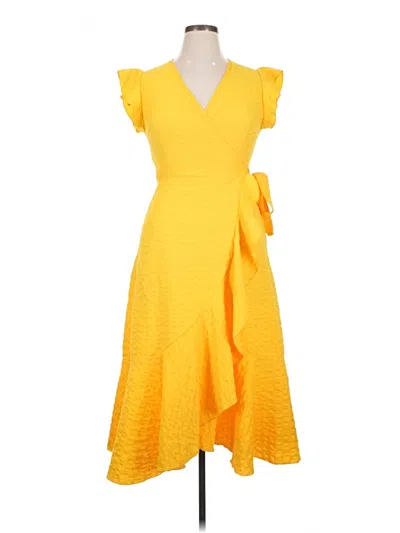 Pre-owned Shein Cocktail Dress In Yellow