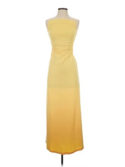 Pre-owned Shein Cocktail Dress In Yellow