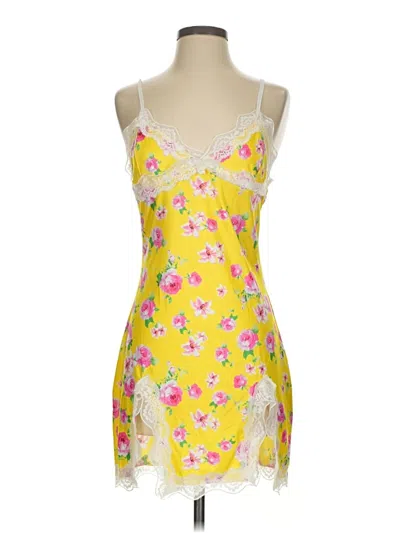 Pre-owned Shein Cocktail Dress In Yellow