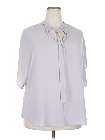 Pre-owned Shein Curve 3/4 Sleeve T-shirt In Gray