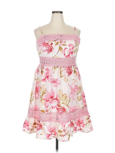 Pre-owned Shein Curve Active Dress In Pink