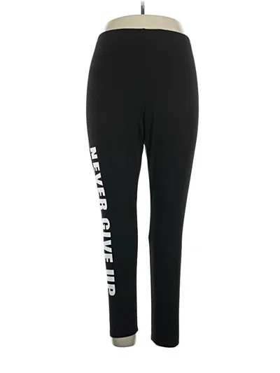 Pre-owned Shein Curve Active Pants In Black