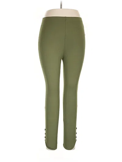 Pre-owned Shein Curve Active Pants In Green
