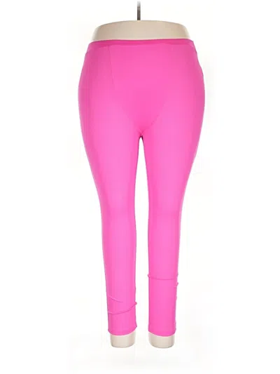 Pre-owned Shein Curve Active Pants In Pink