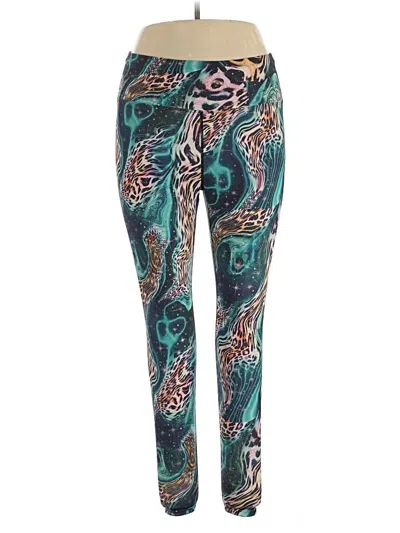 Pre-owned Shein Curve Active Pants In Teal