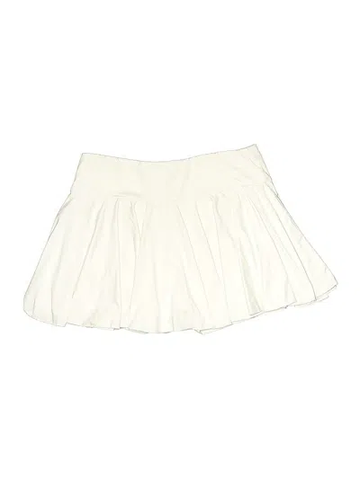 Pre-owned Shein Curve Active Skort In White
