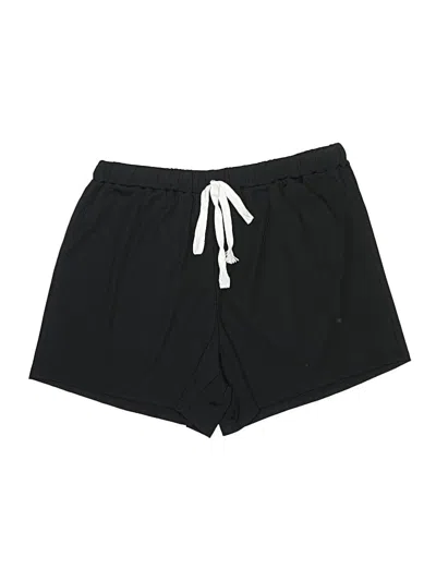 Pre-owned Shein Curve Athletic Shorts In Black