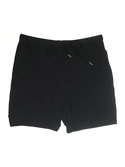 Pre-owned Shein Curve Athletic Shorts In Black