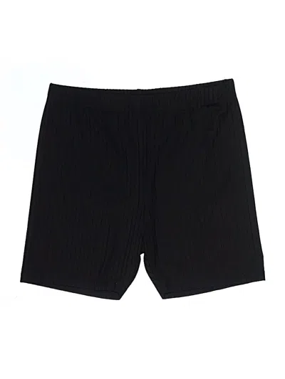 Pre-owned Shein Curve Athletic Shorts In Black