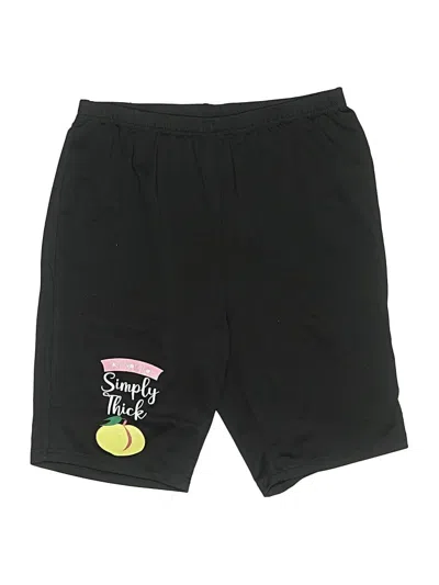 Pre-owned Shein Curve Athletic Shorts In Black