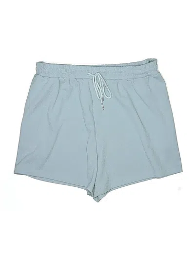 Pre-owned Shein Curve Athletic Shorts In Blue