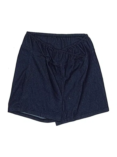 Pre-owned Shein Curve Athletic Shorts In Blue