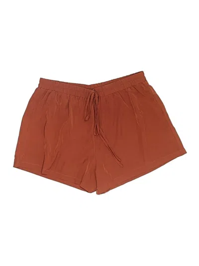 Pre-owned Shein Curve Athletic Shorts In Brown