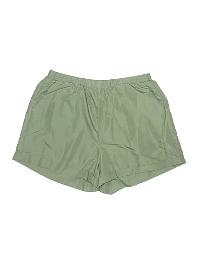 Pre-owned Shein Curve Athletic Shorts In Green