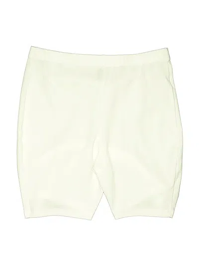 Pre-owned Shein Curve Athletic Shorts In White