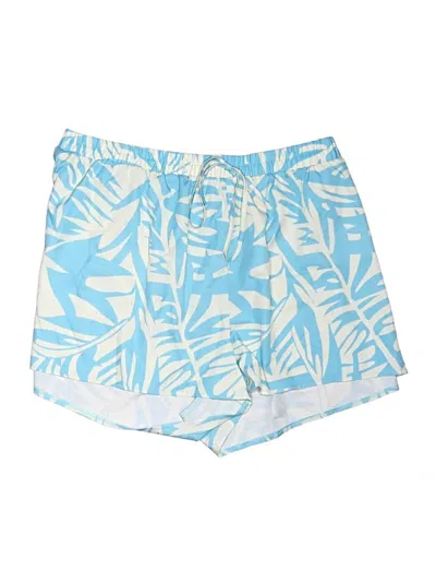Pre-owned Shein Curve Board Shorts In Blue