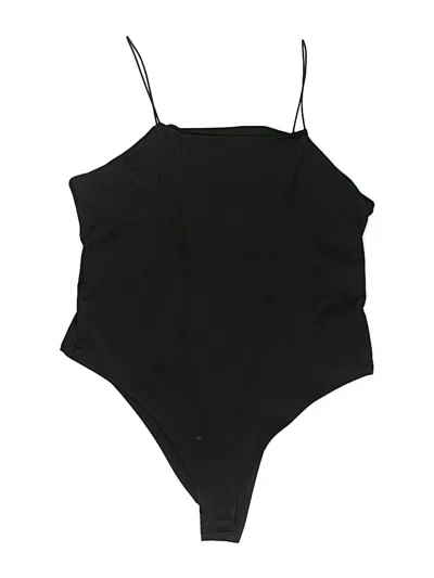 Pre-owned Shein Curve Bodysuit In Black