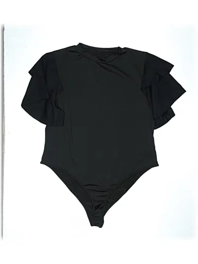 Pre-owned Shein Curve Bodysuit In Black