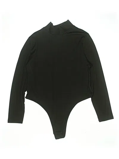 Pre-owned Shein Curve Bodysuit In Black
