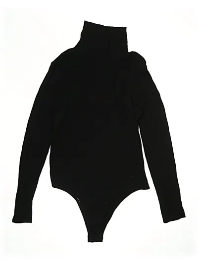 Pre-owned Shein Curve Bodysuit In Black