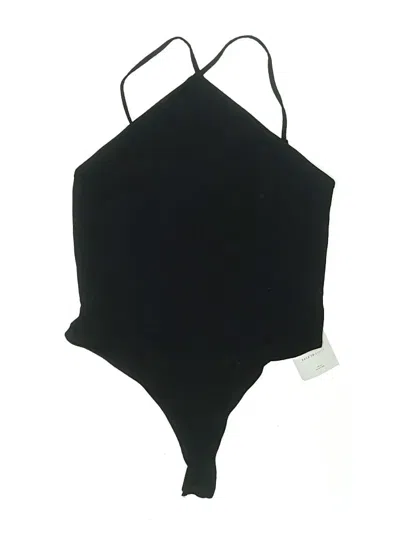Pre-owned Shein Curve Bodysuit In Black