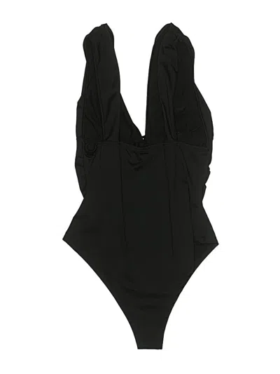 Pre-owned Shein Curve Bodysuit In Black