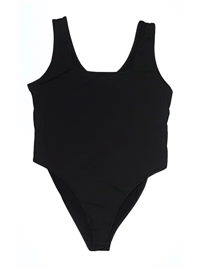 Pre-owned Shein Curve Bodysuit In Black