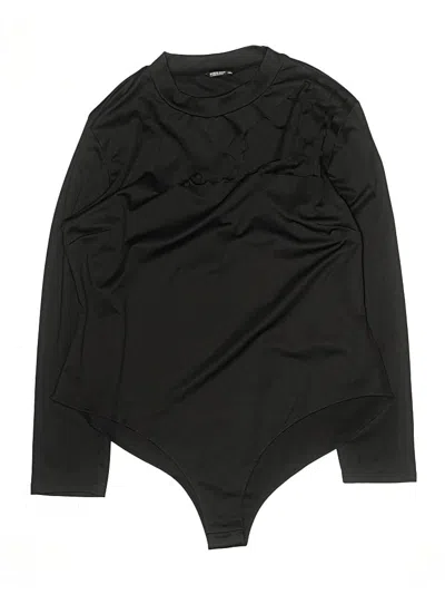 Pre-owned Shein Curve Bodysuit In Black