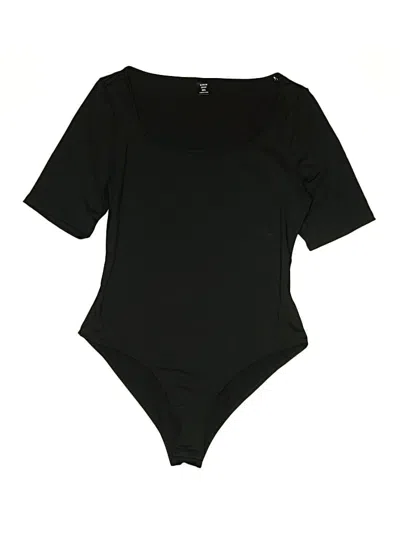 Pre-owned Shein Curve Bodysuit In Black