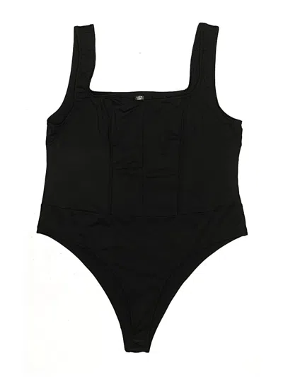 Pre-owned Shein Curve Bodysuit In Black