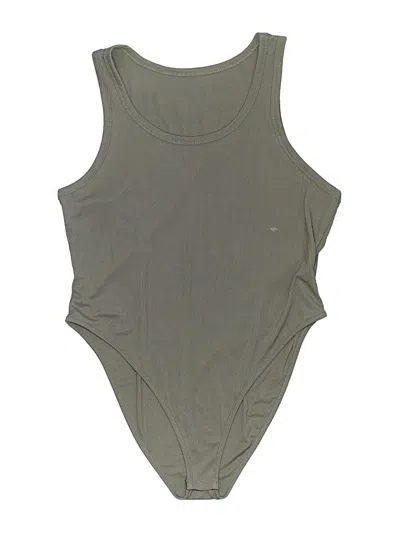 Pre-owned Shein Curve Bodysuit In Gray
