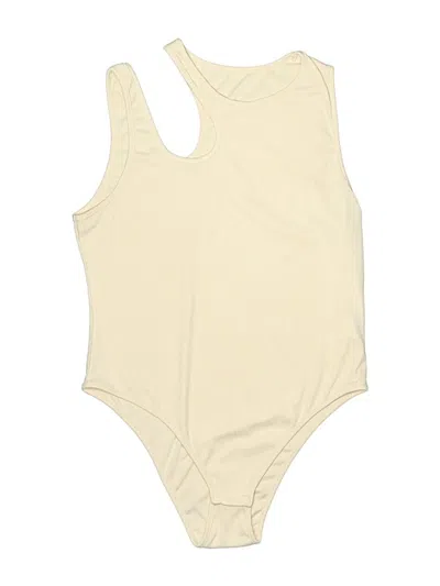 Pre-owned Shein Curve Bodysuit In Ivory