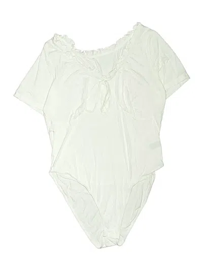 Pre-owned Shein Curve Bodysuit In Ivory