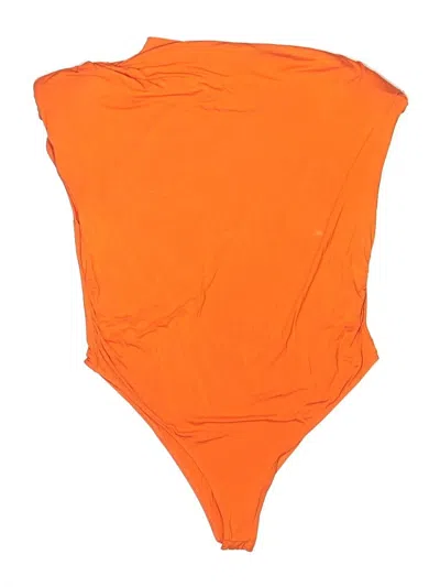 Pre-owned Shein Curve Bodysuit In Orange