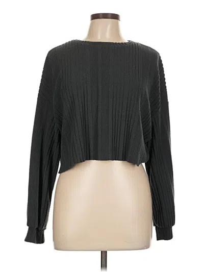 Pre-owned Shein Curve Cardigan Sweater In Black