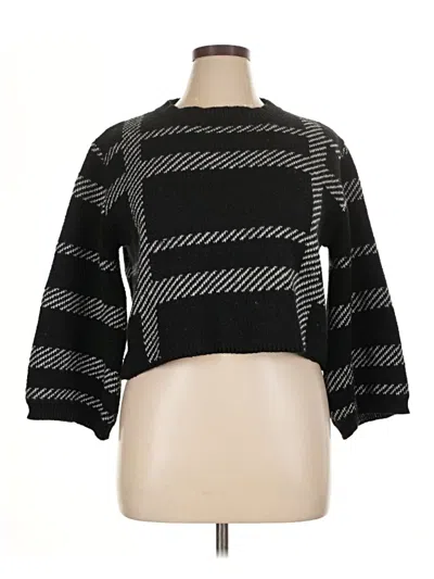 Pre-owned Shein Curve Cardigan Sweater In Black