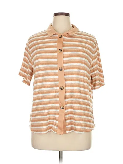 Pre-owned Shein Curve Cardigan Sweater In Brown